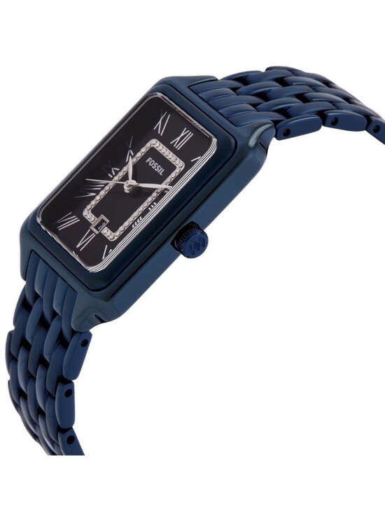 NWT Fossil Raquel Quartz Blue Dial Ladies Watch